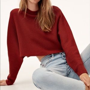 Wilfred 2 nwot maroon sweater